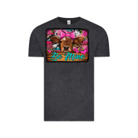 Vintage Black be mine valentine's day cow Vintage Tee - Jasminsmagicworld