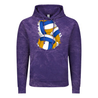 Cloud Purple volleyball patch Vintage Hoodie - AdoDesignShop