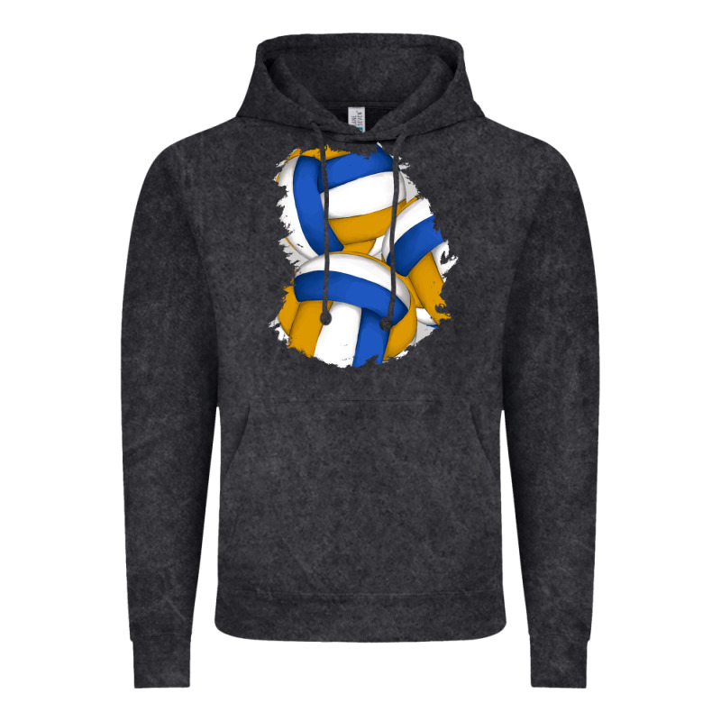 Volleyball Patch Vintage Hoodie by AdoDesignShop | Teevron