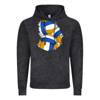 Vintage Black volleyball patch Vintage Hoodie - AdoDesignShop