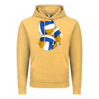 Vintage Mustard volleyball patch Vintage Hoodie - AdoDesignShop