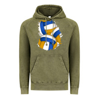 Vintage Olive volleyball patch Vintage Hoodie - AdoDesignShop
