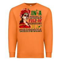 Carrot In a world full of princesses be a chingona Premium Sweatshirt - NancyCooperArtShop