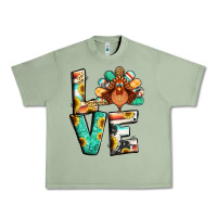 Oil Green love thanksgiving Urban Heavy Tee - Jasminsmagicworld