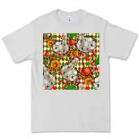 Dove Grey christmas leopard duck Premium Tee - FaDigitalArtStudio