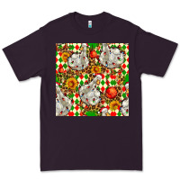 Plum christmas leopard duck Premium Tee - FaDigitalArtStudio