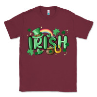 Burgundy irish Classic Tee - MaliasSmallBusiness