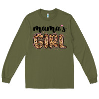 Army Green mama s girl malias Long Sleeve Tee - MaliasSmallBusiness