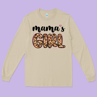Mama S Girl Malias Long Sleeve Tee Designed By Maliassmallbusiness