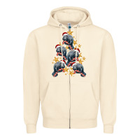 Sandshell Christmas Tree With Manatee Zipper Hoodie - LillyAllenDesigns