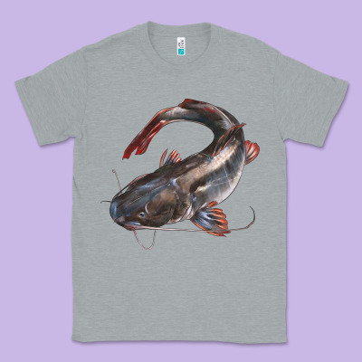 Catfish Illustrations Classic Tee Designed By Lillyallendesigns