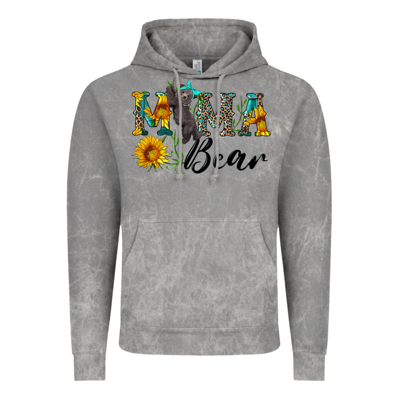 Blue Mama Bear With Cute Bear Vintage Hoodie by Artiststas | Teevron