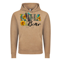 Vintage Coffee blue mama bear with cute bear Vintage Hoodie - Artiststas