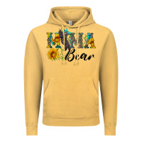 Vintage Mustard blue mama bear with cute bear Vintage Hoodie - Artiststas