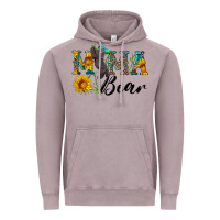 Vintage Zinc blue mama bear with cute bear Vintage Hoodie - Artiststas