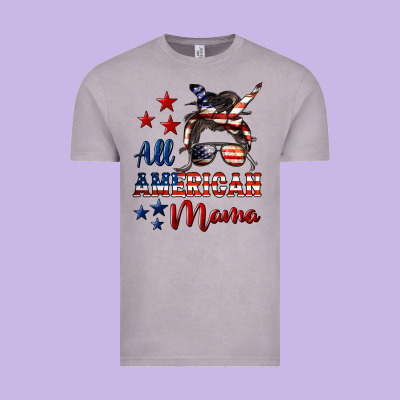 All American Mama Vintage Tee Designed By Lillyallendesigns