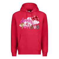 Cardinal Clouds of love with balloons Valentine's Day Premium Hoodie - HowdyJamesFarm