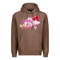 Chestnut Clouds of love with balloons Valentine's Day Premium Hoodie - HowdyJamesFarm