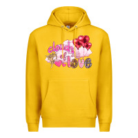 Lemon Clouds of love with balloons Valentine's Day Premium Hoodie - HowdyJamesFarm
