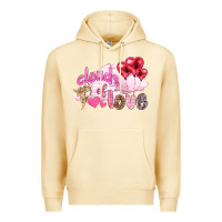 Pina Colada Clouds of love with balloons Valentine's Day Premium Hoodie - HowdyJamesFarm