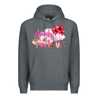 Rock Clouds of love with balloons Valentine's Day Premium Hoodie - HowdyJamesFarm