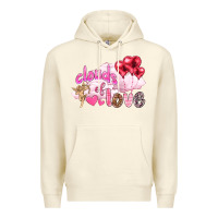 Sandshell Clouds of love with balloons Valentine's Day Premium Hoodie - HowdyJamesFarm