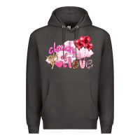 Smoke Clouds of love with balloons Valentine's Day Premium Hoodie - HowdyJamesFarm