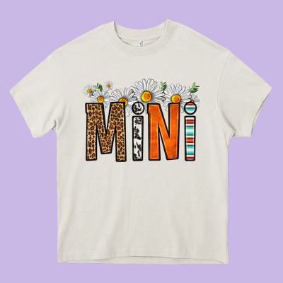 Western Daisies Mini Heavy Core Tee Designed By Hra Design Shop
