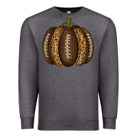 Charcoal Heather American Football Pumpkin Premium Sweatshirt - texasbilliewilder