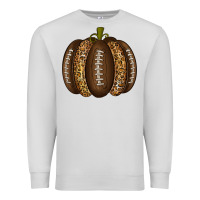 Dove Grey American Football Pumpkin Premium Sweatshirt - texasbilliewilder