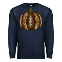 Navy American Football Pumpkin Premium Sweatshirt - texasbilliewilder