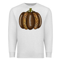 Oatmeal Heather American Football Pumpkin Premium Sweatshirt - texasbilliewilder