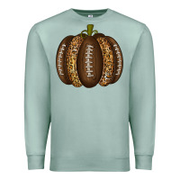 Seafoam American Football Pumpkin Premium Sweatshirt - texasbilliewilder