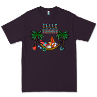 Plum hello summer Premium Tee - CowhideDigitalArt