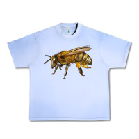 Grape Ice Bee Side Urban Heavy Tee - LillyAllenDesigns