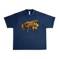 Navy Bee Side Urban Heavy Tee - LillyAllenDesigns