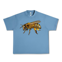 Pebble Blue Bee Side Urban Heavy Tee - LillyAllenDesigns