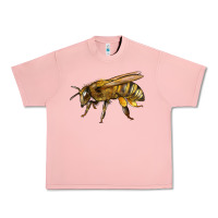 Salmon Bee Side Urban Heavy Tee - LillyAllenDesigns