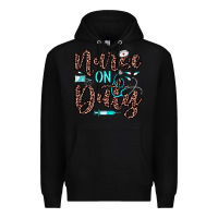 Black nurse on duty Premium Hoodie - JahusDesignShop