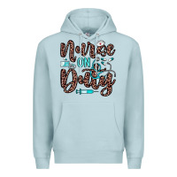 Blue Mist nurse on duty Premium Hoodie - JahusDesignShop