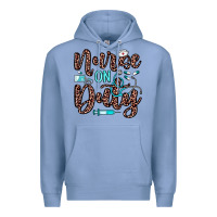 Colony Blue nurse on duty Premium Hoodie - JahusDesignShop