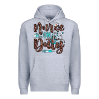 Heather Grey nurse on duty Premium Hoodie - JahusDesignShop