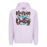 Lilac nurse on duty Premium Hoodie - JahusDesignShop