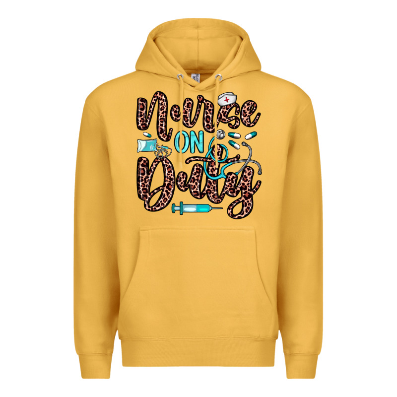 Nurse On Duty Premium Hoodie by JahusDesignShop | Teevron