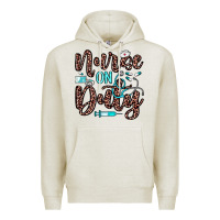 Oatmeal Heather nurse on duty Premium Hoodie - JahusDesignShop