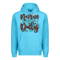 Ocean Blue nurse on duty Premium Hoodie - JahusDesignShop