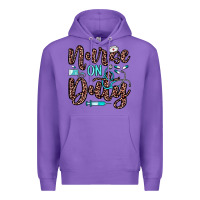 Purple nurse on duty Premium Hoodie - JahusDesignShop
