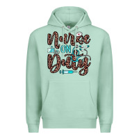 Seafoam nurse on duty Premium Hoodie - JahusDesignShop