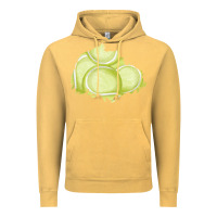 Vintage Mustard tennis patch Vintage Hoodie - AdoDesignShop