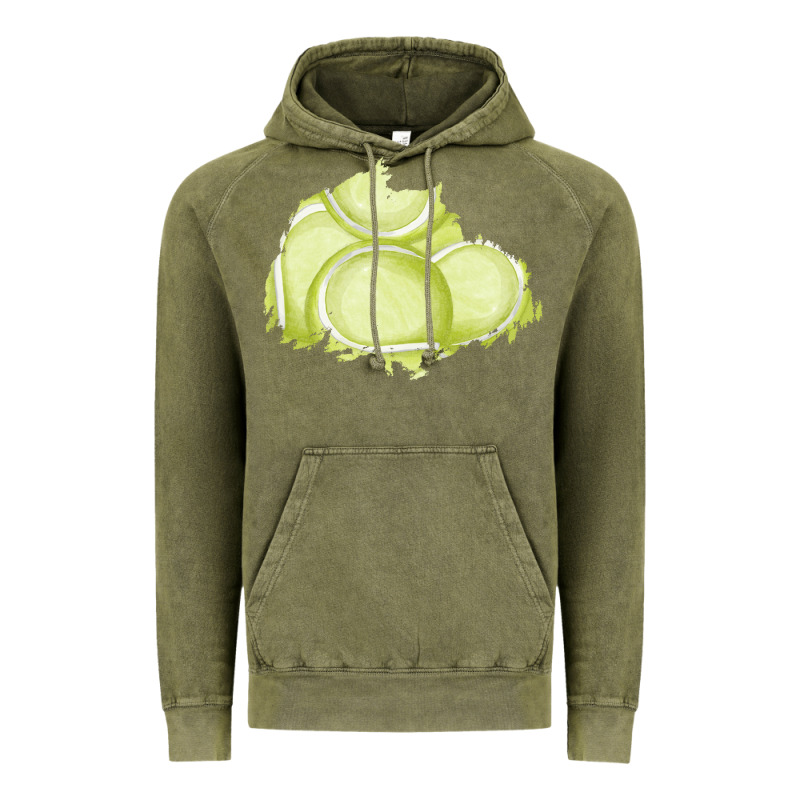 Tennis Patch Vintage Hoodie by AdoDesignShop | Teevron